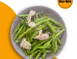 Đậu Tây xào Thịt Heo