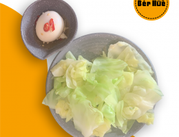 Bắp Xu luộc chấm Trứng