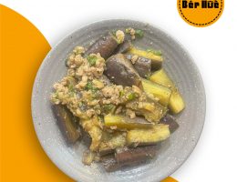 Cà Tím xào Thịt bằm