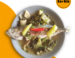 Cá Bạc Má kho Dưa Cải