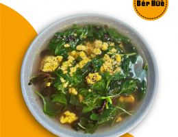 Canh Riêu Cua Mồng Tơi